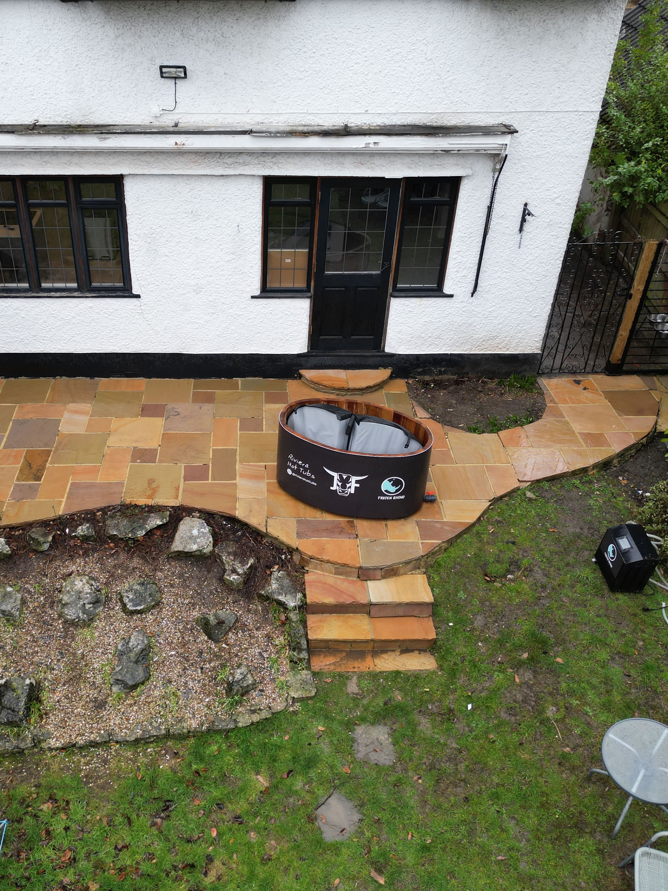 Patio after cleaning