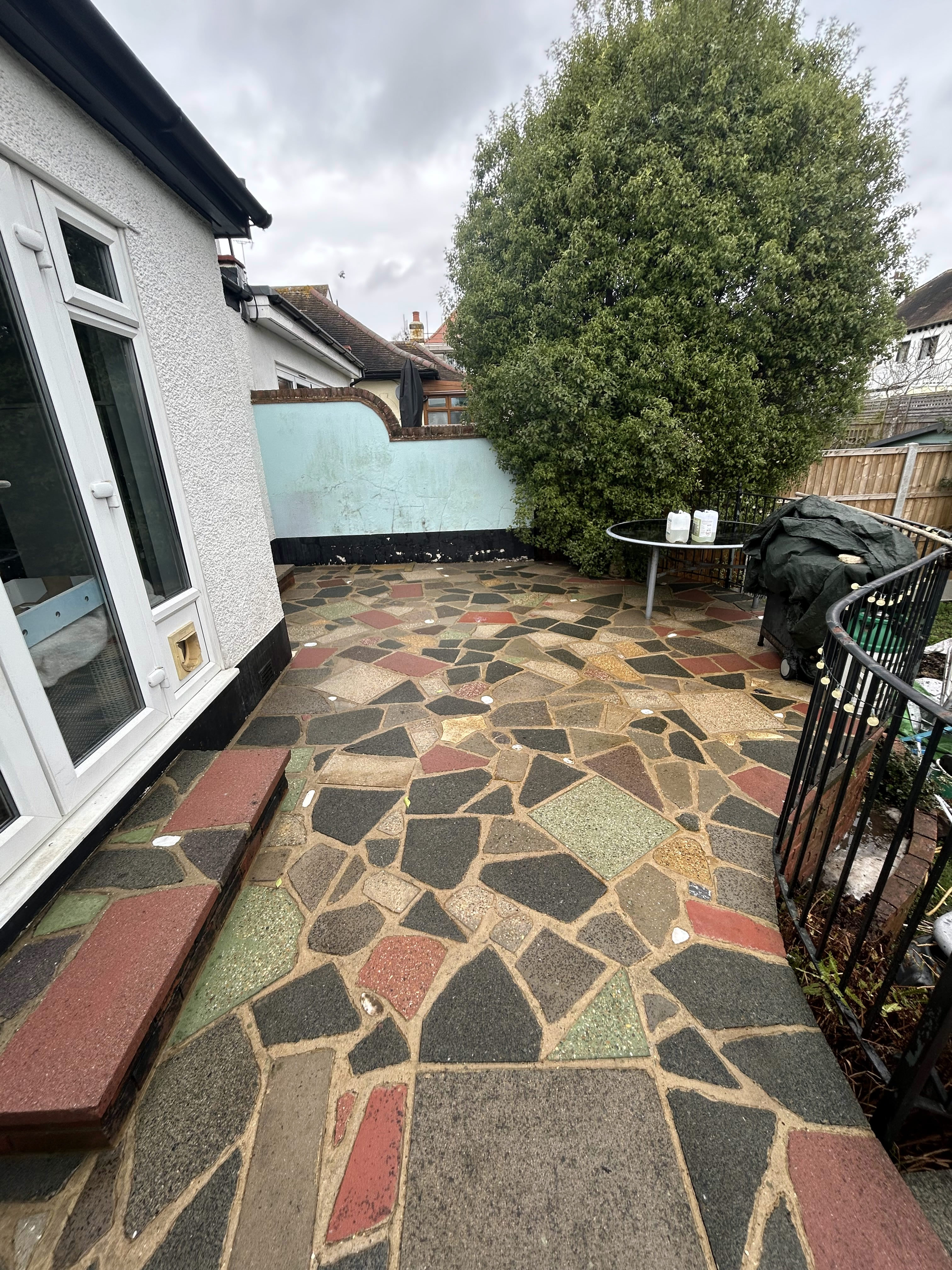 Property exterior after cleaning