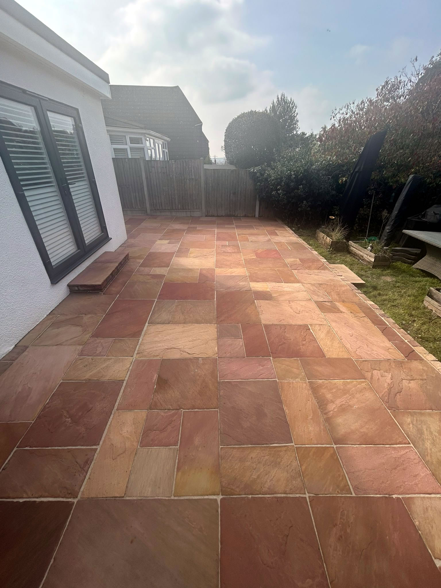 Property exterior after cleaning