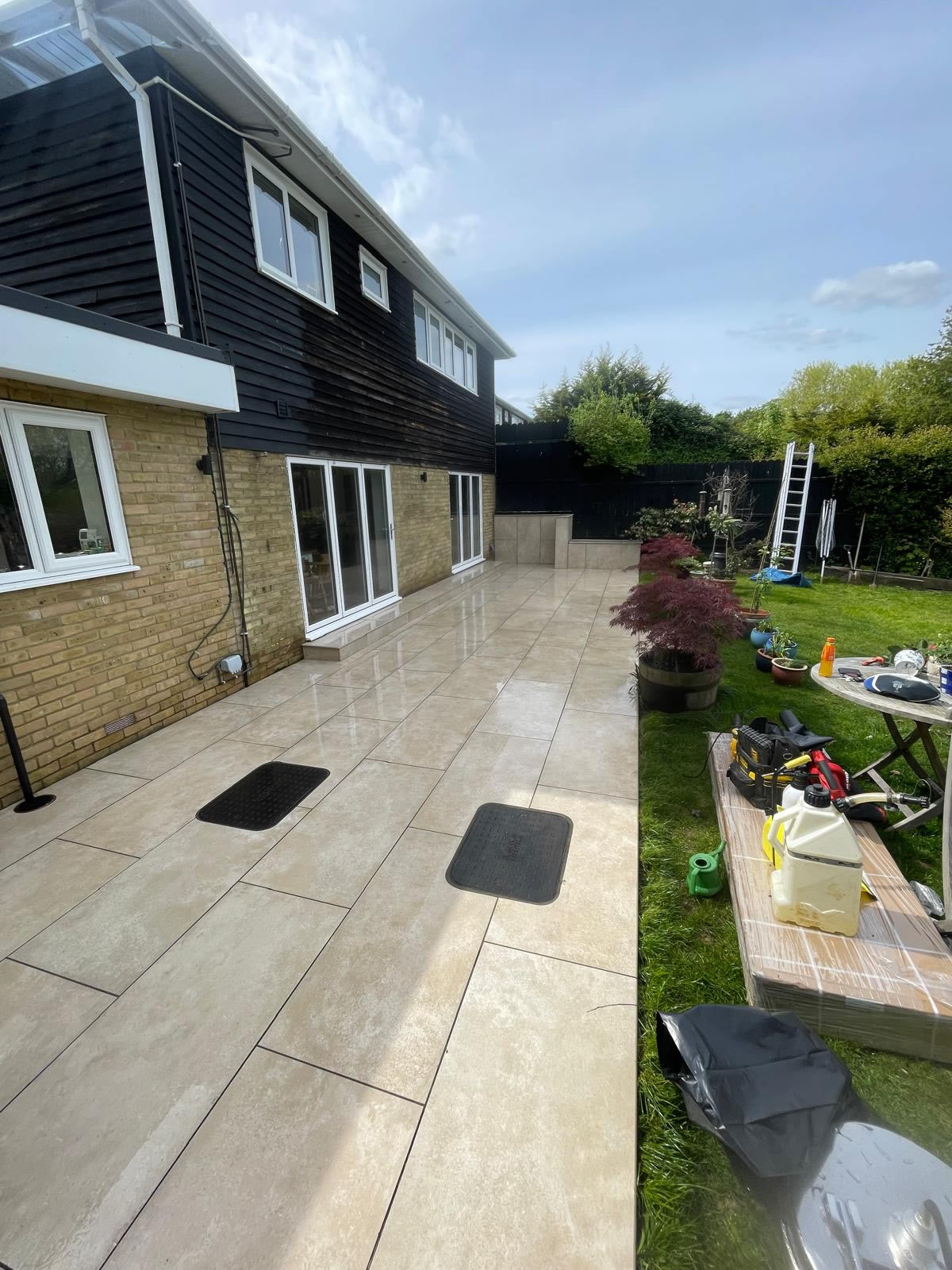 Property exterior after cleaning