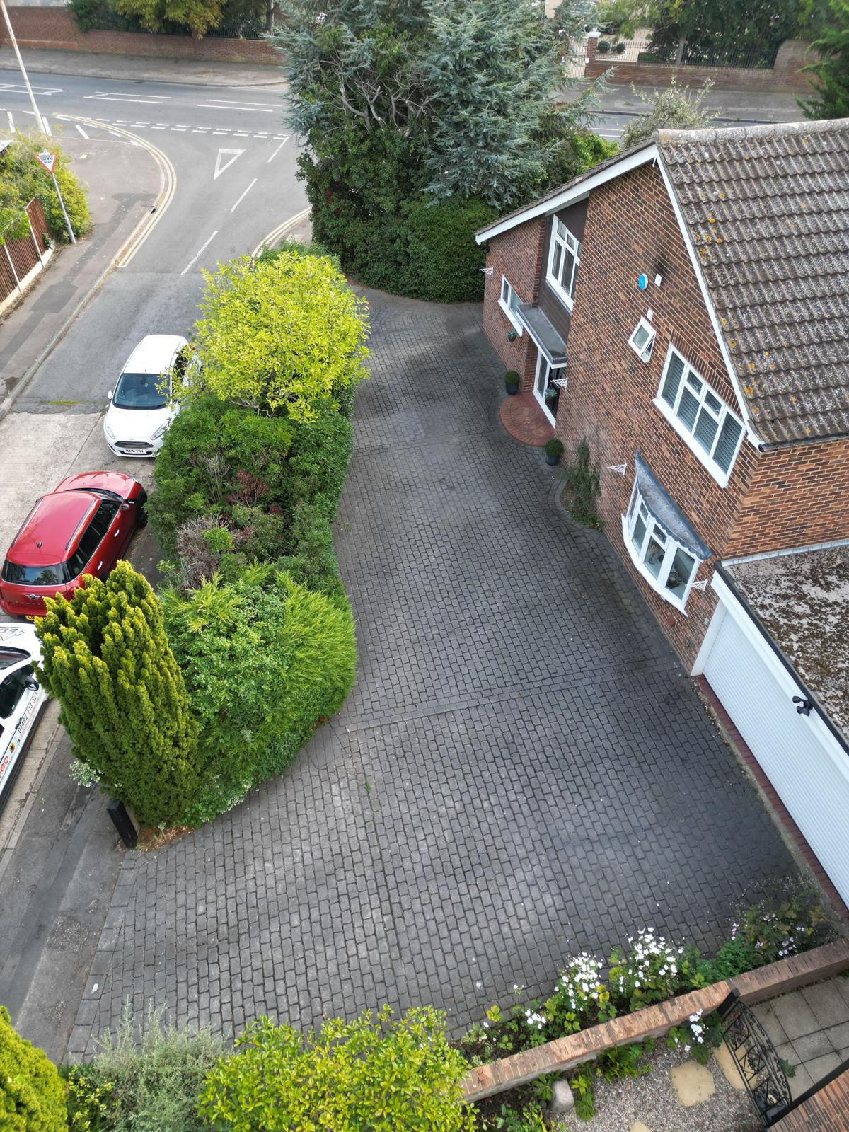 Property exterior before cleaning