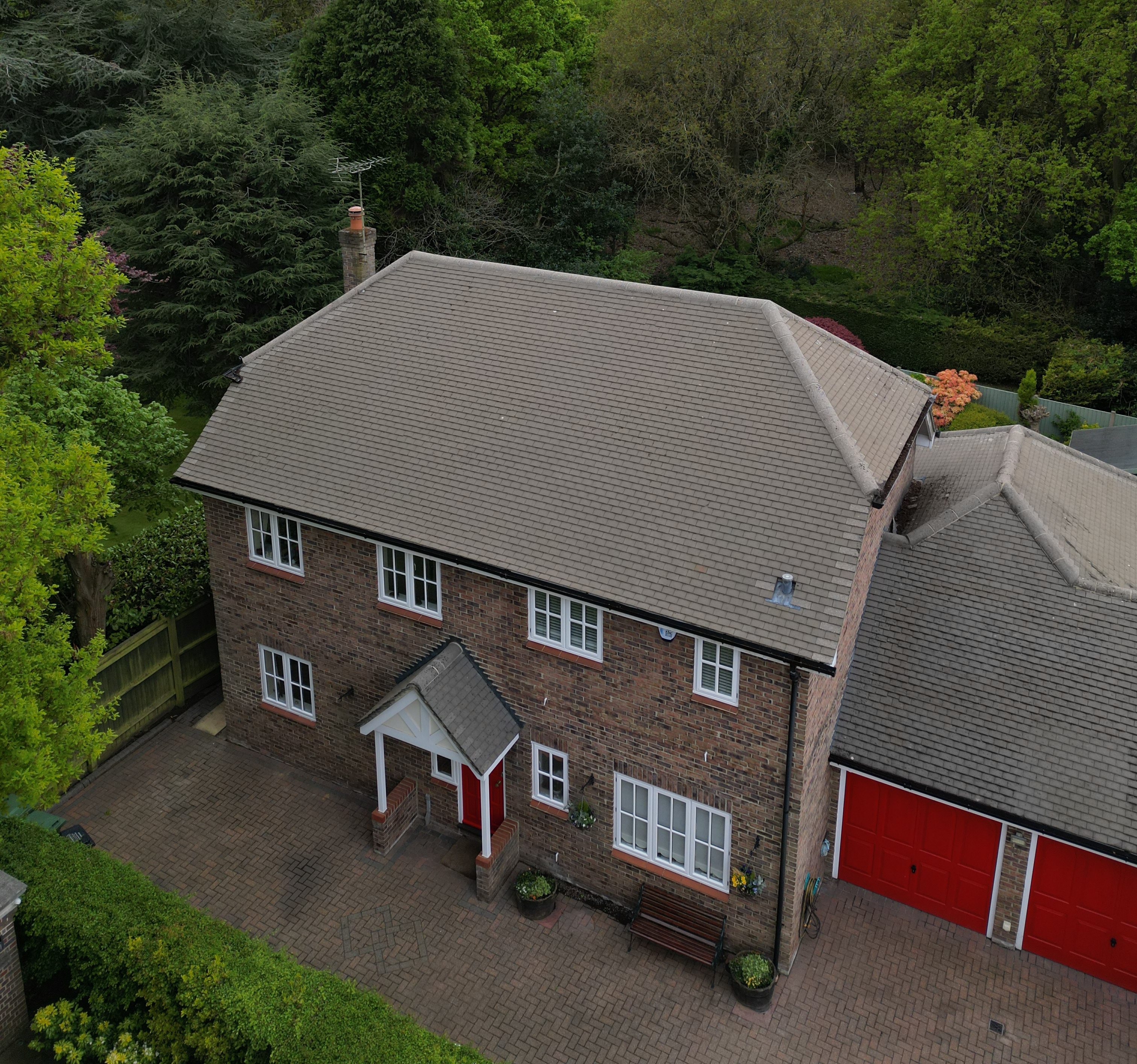 Property exterior after cleaning