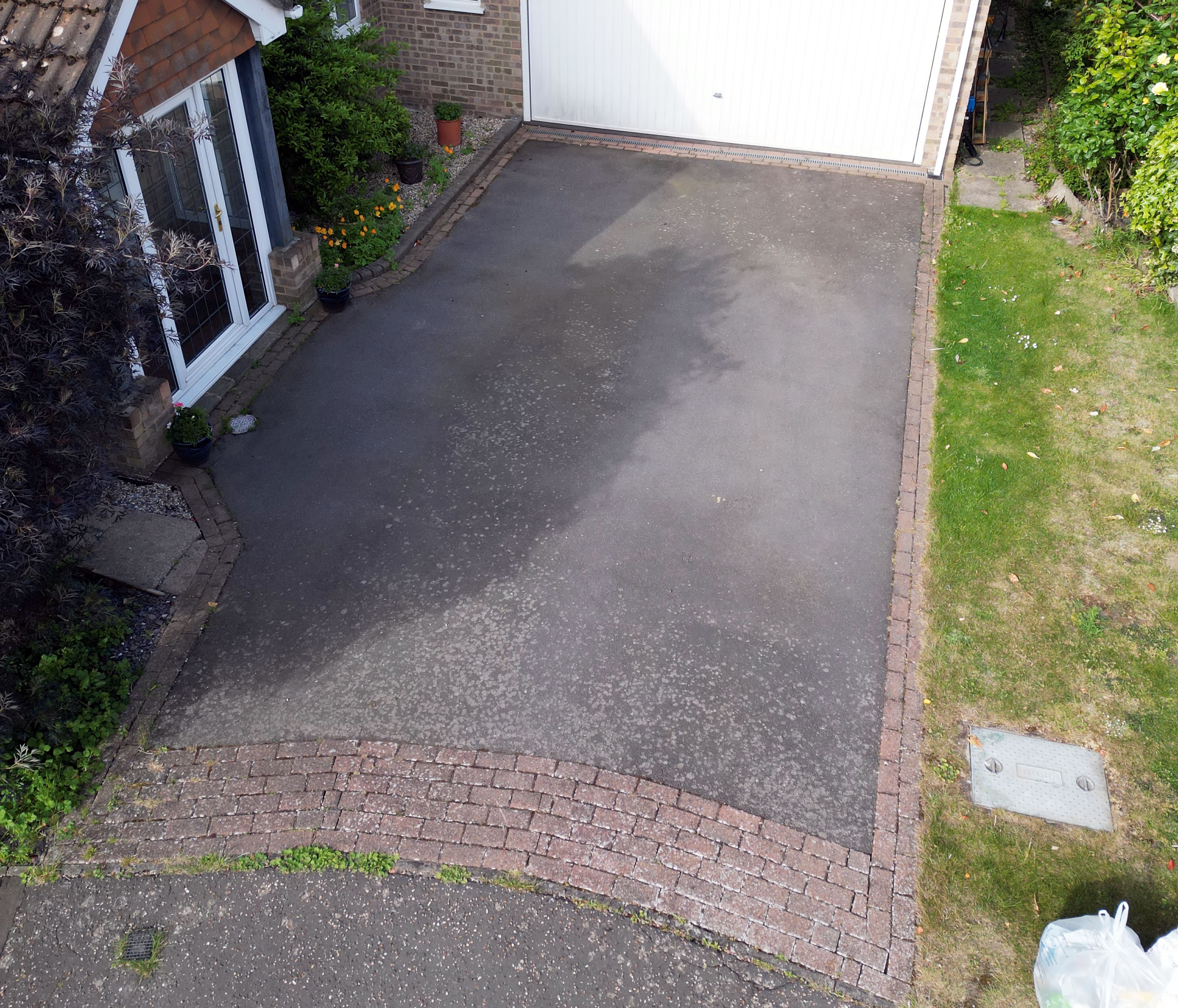 Property exterior before cleaning